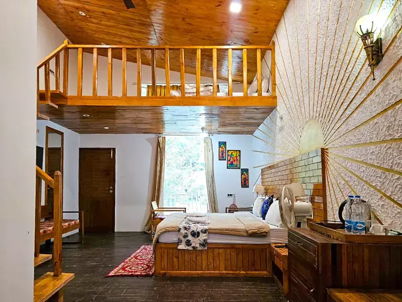 The Brightside Resorts Tirthan A Riverside Hotel Attic Duplex